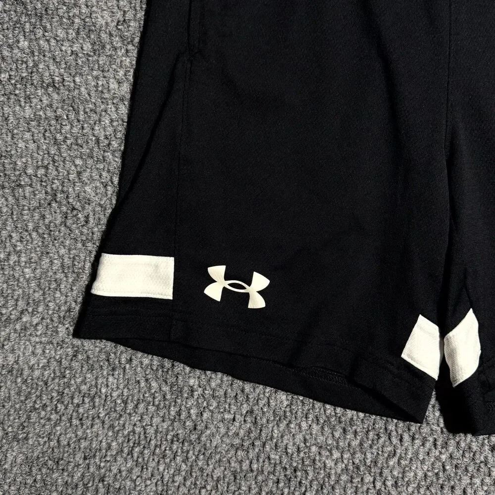 Boise State Broncos Under Armour Shorts Athletic Loose Fit Black Mens Size Small